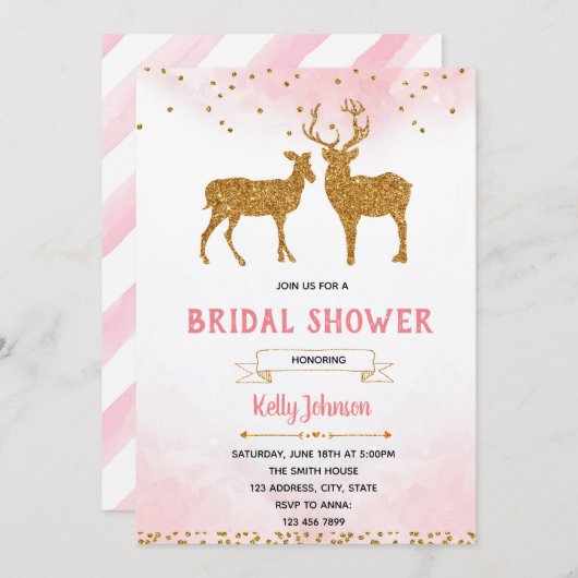 Ne dites pas que je fais une invitation de douche (Devant / Derrière)