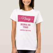 Né en 1960 Vivifying Birthday T-Shirt (Devant)