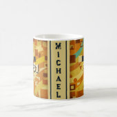 Né en 1961 Nom Mug - 60s Retro Geometry Design (Centre)
