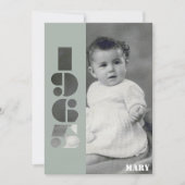 Né en 1965 photo 60e anniversaire Invitation (Devant)