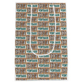 Né en 1974 sac cadeau moyen (Dos)