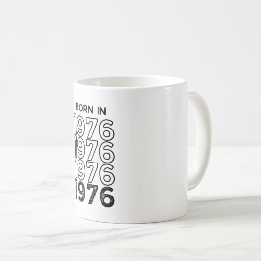 Né en 1976 Classic Mug (Devant droit)