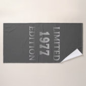 Né en 1977 anniversaire édition limitée (Serviette de bain)