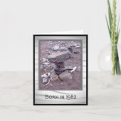 Né en 1982 Anniversaire faits amusants Carte (Devant)