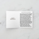 Né en 1982 Anniversaire faits amusants Carte (Intérieur)