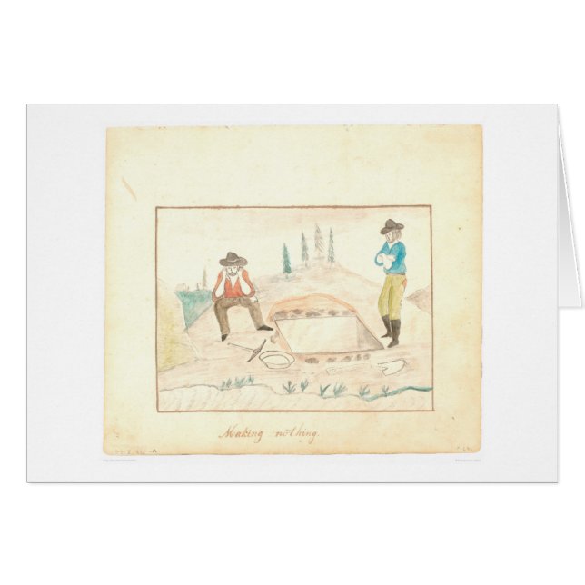 Ne faisant rien (1602A) (Devant horizontal)