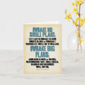 Ne faites aucune petite carte de note de plans (Fleur jaune)