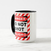 NE FAITES PAS A TIRÉ la tasse (Devant gauche)