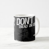 Ne faites pas ! (Bande de roulement sur moi) tasse (Devant droit)