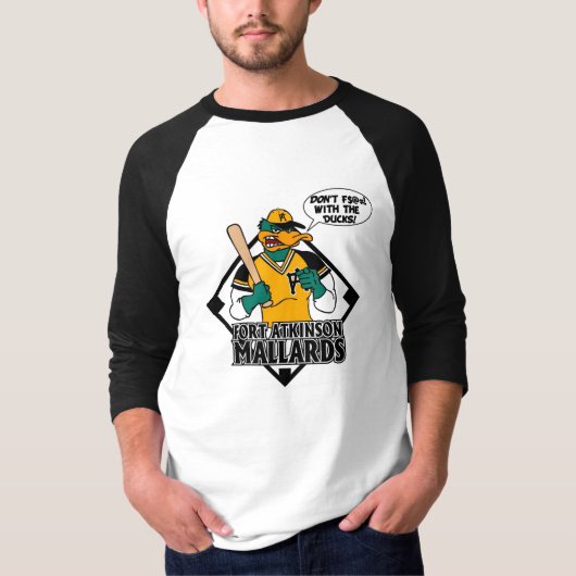 Ne font pas F$@# avec les canards 3/4 T-shirt de (Devant)