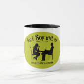 "Ne font pas le soja avec moi" tasse (Centre)