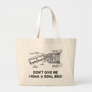 Ne font pas Tase j'avec le sac fourre-tout à Bro