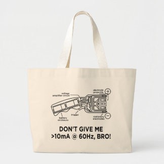 Ne font pas Tase j'avec le sac fourre-tout à Bro