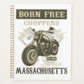Né Free Choppers Motorcycle Massachusetts (Devant)