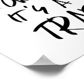 Ne grandissez pas C'est une affiche de piège (Coin)