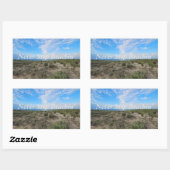 Ne jamais arrêter les autocollants de plage (Feuille)