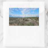 Ne jamais arrêter les autocollants de plage (Sac)