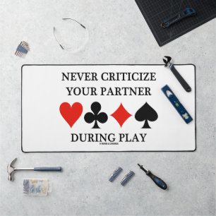 Ne jamais critiquer votre partenaire pendant le po