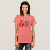 Ne Jamais Enseigner Un Cochon À Chanter T-shirt (Devant entier)