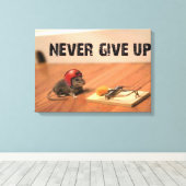 Ne jamais renoncer à encourager la toile de souris (Insitu (Plancher de Bois))