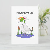 Ne jamais renoncer à la carte de voeux (Debout devant)