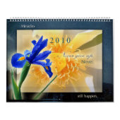 Ne jamais renoncer au calendrier Soutien pour le c (Protection)