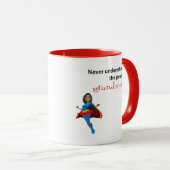 Ne jamais sous-estimer la Mug de Noël (AA) (Devant droit)