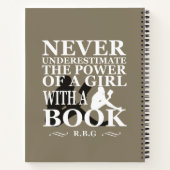 Ne jamais sous-estimer une fille avec un livre (Dos)