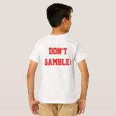 Ne jouez pas aux t-shirts (Dos entier)