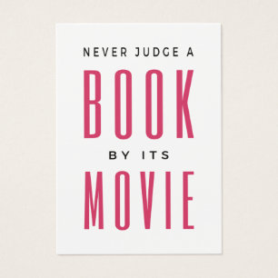Ne jugez jamais un livre par son film I