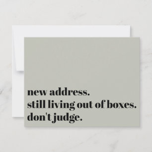 Ne jugez pas la carte d'évaluation