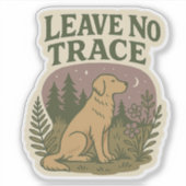 Ne laisser aucun autocollant de trace (Devant)