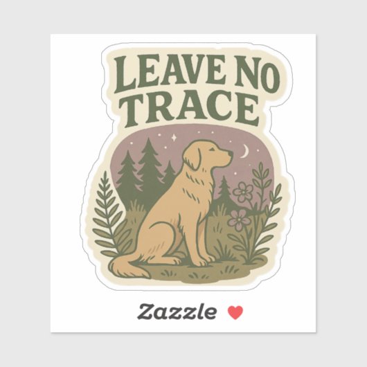Ne laisser aucun autocollant de trace (Feuille)