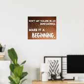 Ne laissez pas l'échec avoir la dernière affiche d (Bureau à domicile)