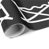 NE LAVEZ PAS ! NE REFROIREZ PAS ! PAPIER CADEAU (Coin rond)