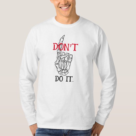 NE LE FAIS PAS T-shirt à manches longues pour homm (Devant)