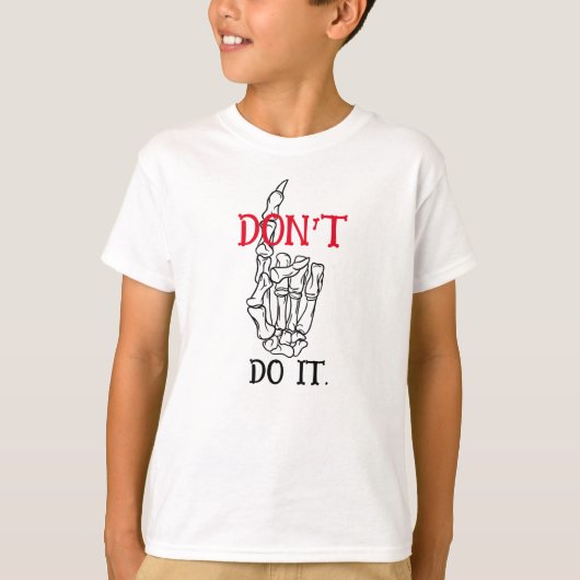 NE LE FAIS PAS T-shirt de garçon (Devant)