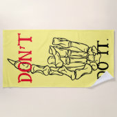 NE LE FAITES PAS serviette de plage (Devant)