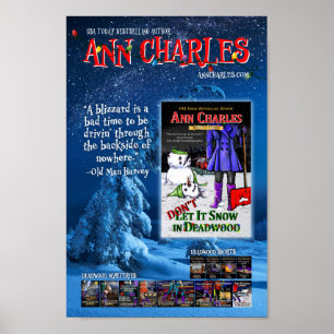 Ne le laissez pas neiger dans Deadwood poster Ann 