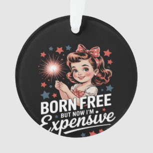 Né libre mais maintenant je suis cher Funny Patrio