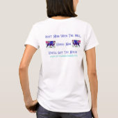 Ne manquez pas la T-shirt blanche des femmes Bull (Dos)