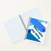 Ne manquez rien" Carnet Rose bleu (Intérieur)