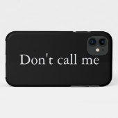 Ne m'appelle pas - coque iphone (Dos (Horizontal))
