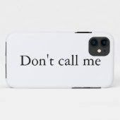 Ne m'appelle pas - coque iphone (Dos (Horizontal))