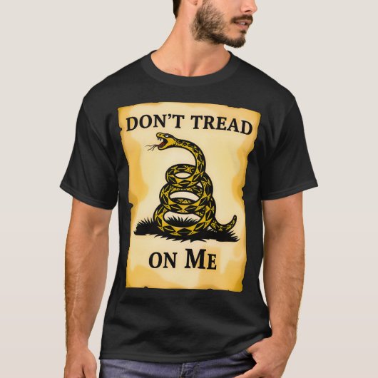 Ne marche pas sur mon T-shirt (Devant)