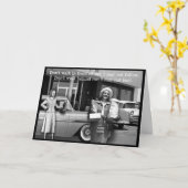 Ne marchez pas devant ma carte de voeux (Fleur jaune)