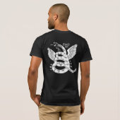 "Ne marchez pas sur moi" le T-shirt graphique (Dos entier)