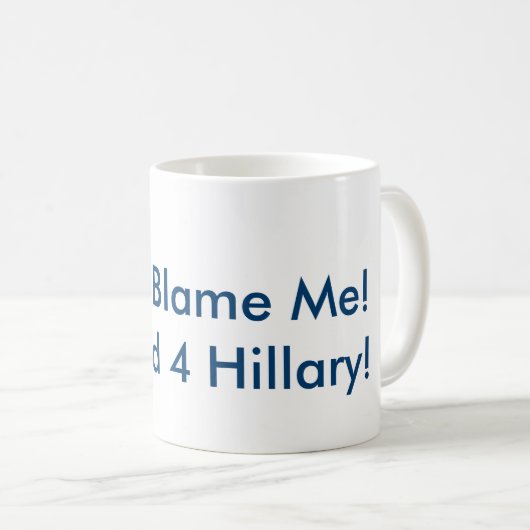 Ne me blâmez pas tasse ! (Devant droit)