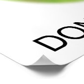 "Ne me bourre pas !" Affiche (Coin)