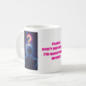 Ne me dérange pas Mug drôle (Devant gauche)